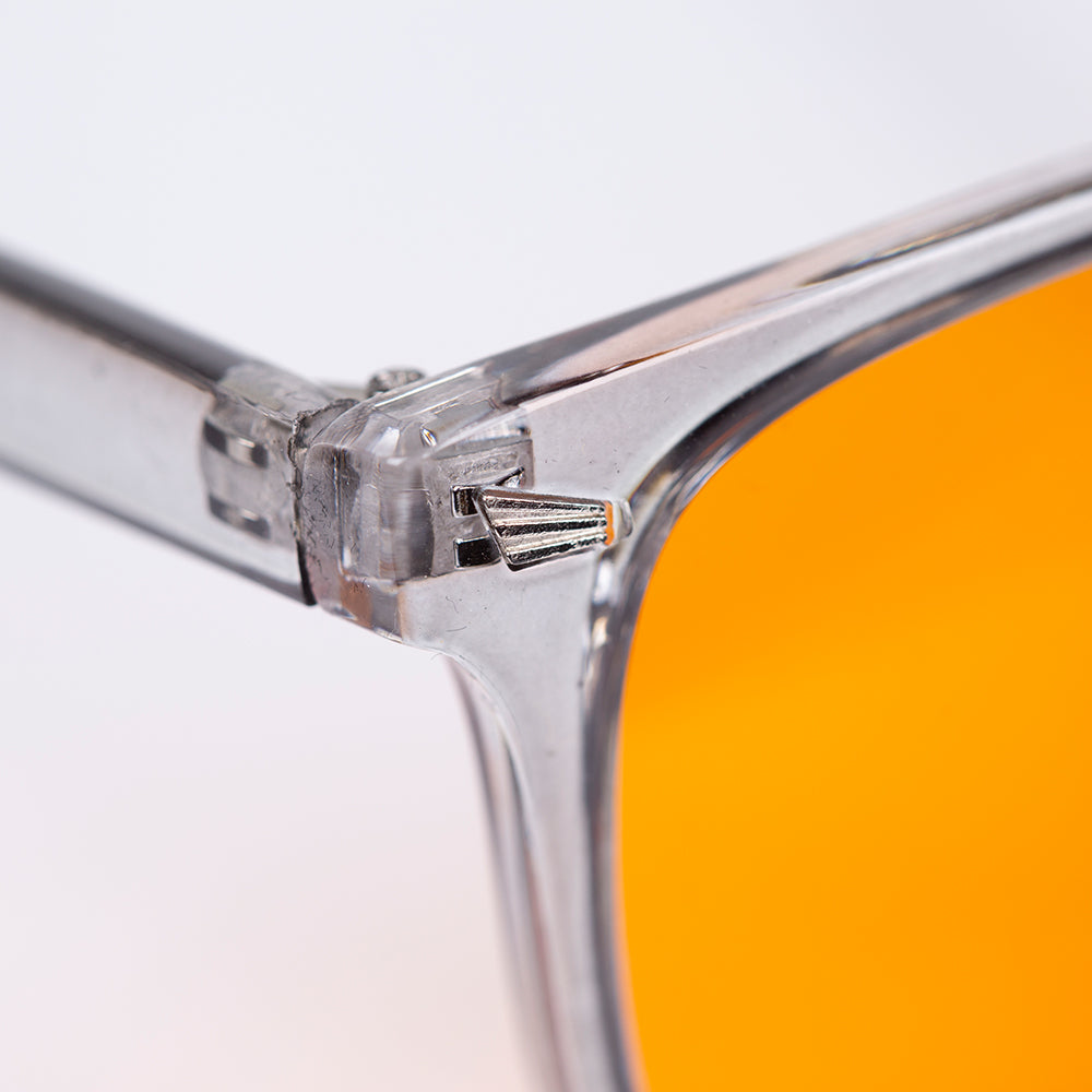 EMPORIA bluelight blocking glasses, orange lens, transparent frame 4 