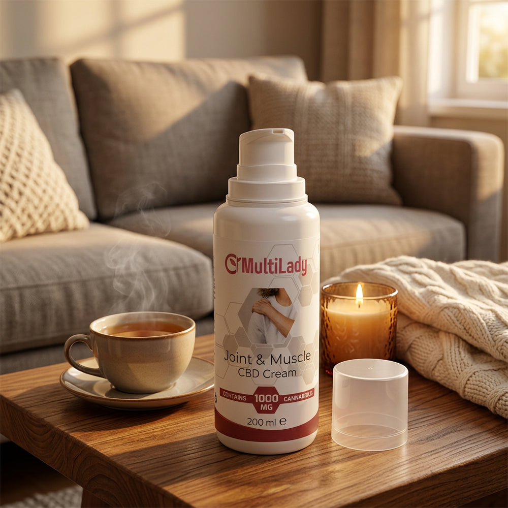 Crema para articulaciones y músculos MultiLady CBD 1000 mg – 200 ml