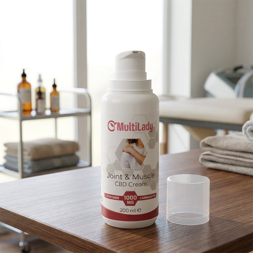 Crema para articulaciones y músculos MultiLady CBD 1000 mg – 200 ml 6 