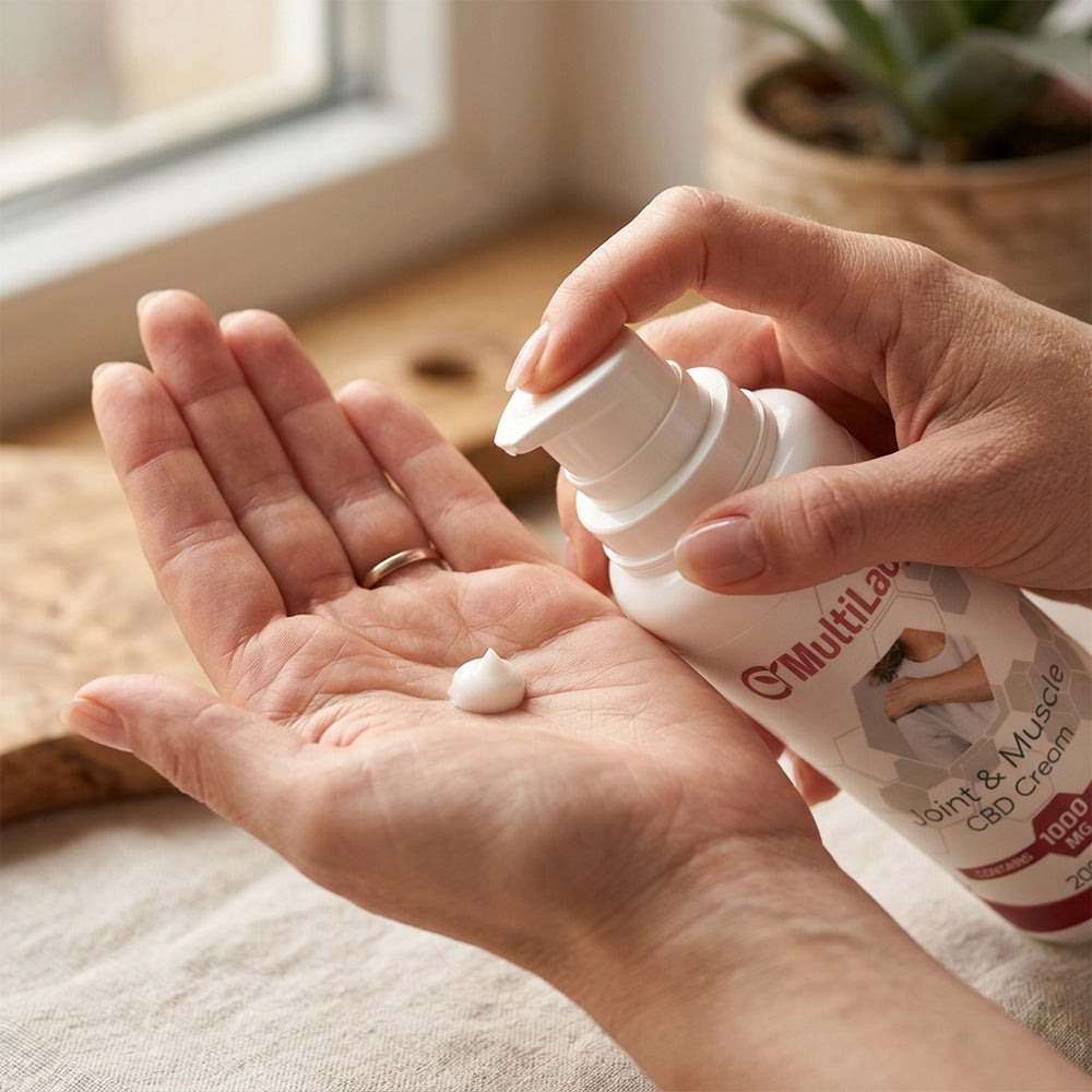 Crema para articulaciones y músculos MultiLady CBD 1000 mg – 200 ml 10 