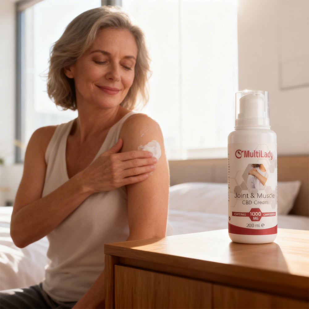 Crema para articulaciones y músculos MultiLady CBD 1000 mg – 200 ml 15 