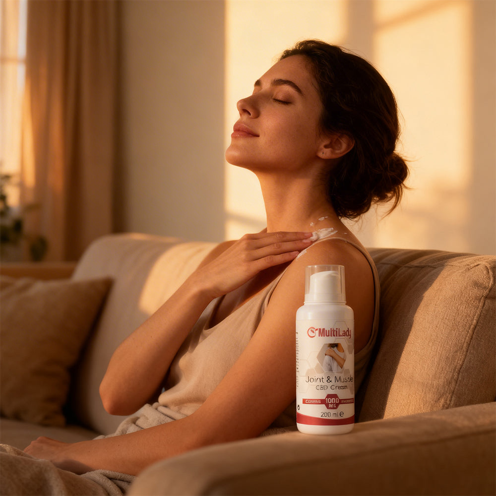 Crema para articulaciones y músculos MultiLady CBD 1000 mg – 200 ml