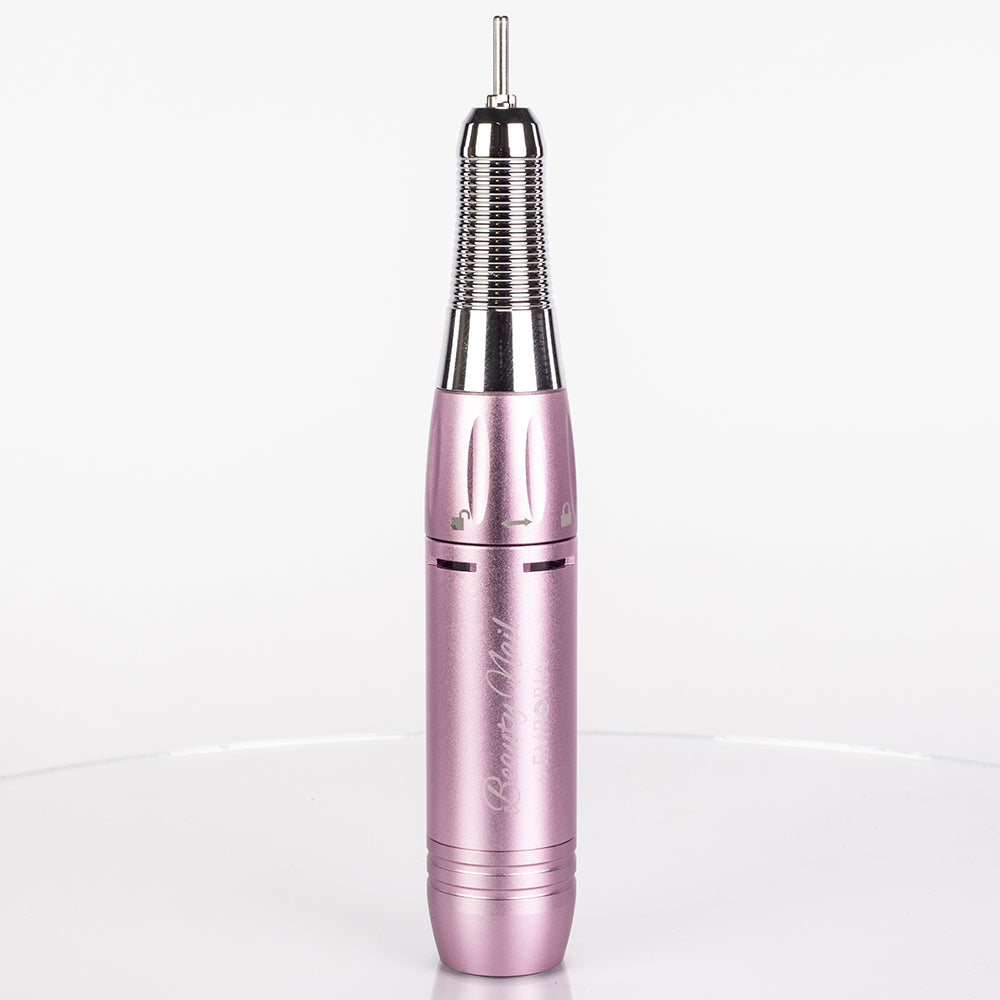 Juego de limas de uñas de belleza profesional Emporia con cabezales intercambiables - Rosa 8 