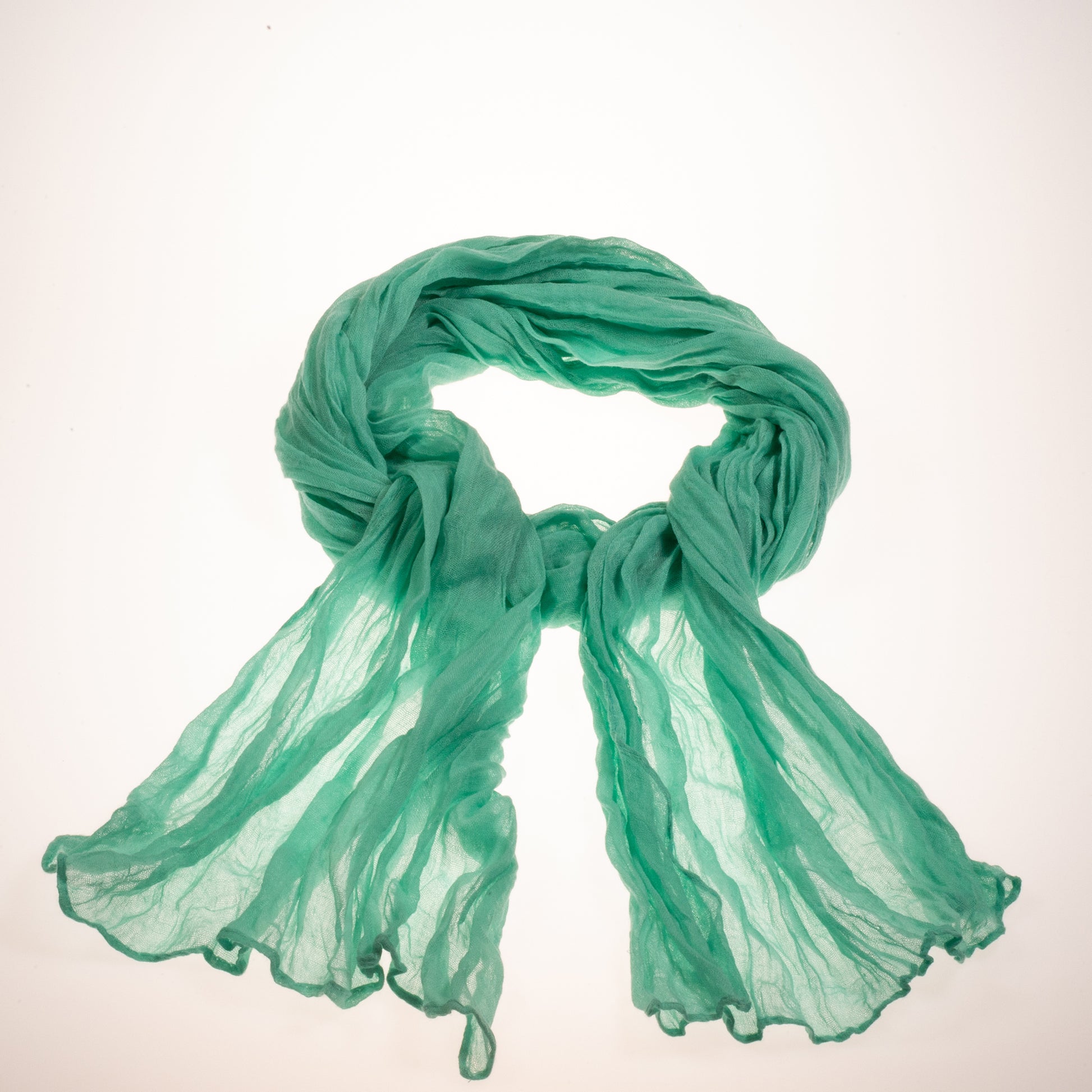 100% Viscose Fashion Scarf, Size: 160 cm x 50 cm, Wash in Machine 30 degrees, Color: TURQUOISE 1 