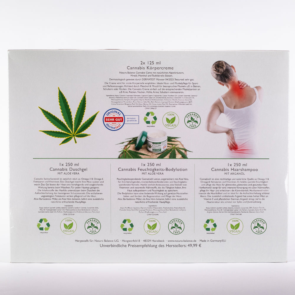 Set Cosmético Natura Balance Cannabis – 5 piezas