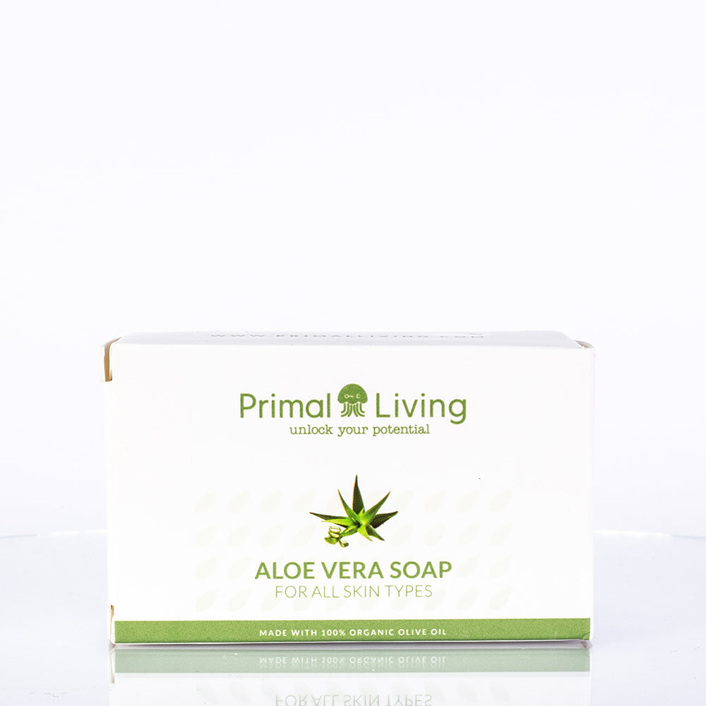 Jabón Primal Living con aloe vera