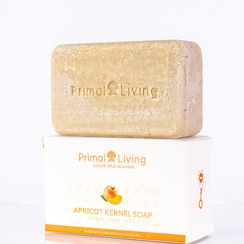 Jabón Primal Living con hueso de albaricoque 1 