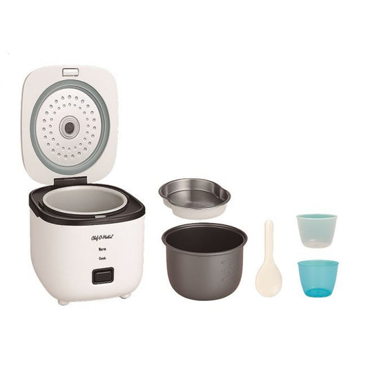 Olla arrocera y vaporera compacta Chef-O-Matic