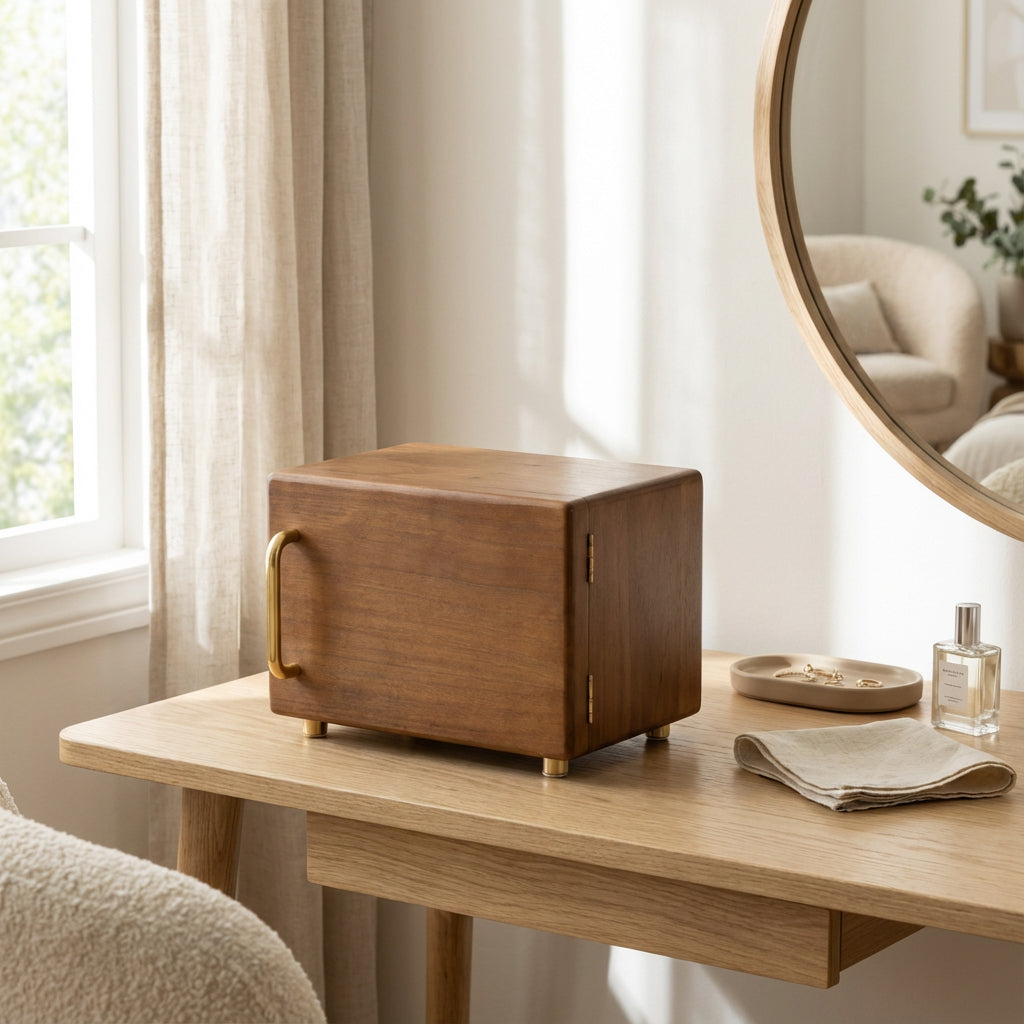 Mini cofre organizador de joyas con múltiples cajones Emporia 3 