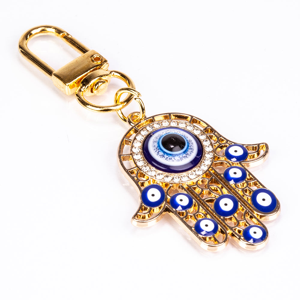 Talismán de Aleación Bañado en Oro con Esmalte