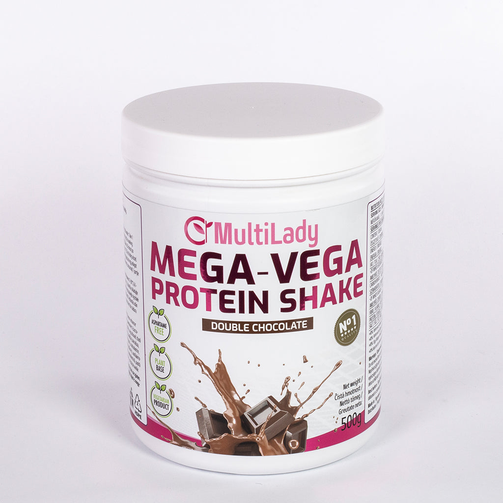 Batido de proteínas ML Mega Vega, sabor doble chocolate