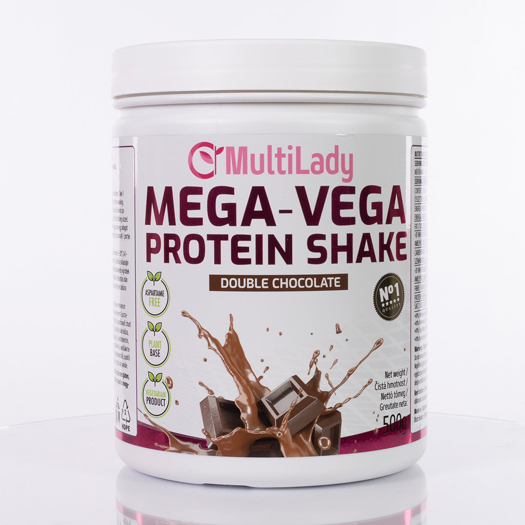 Batido de proteínas ML Mega Vega, sabor doble chocolate 4 