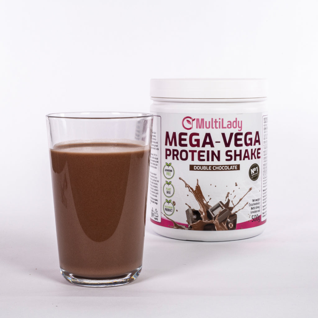 Batido de proteínas ML Mega Vega, sabor doble chocolate 5 