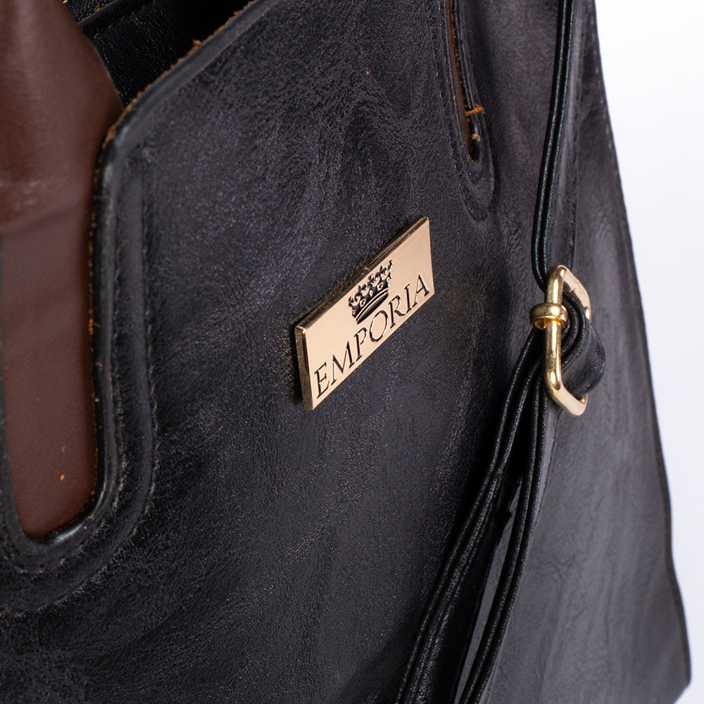 Colección de verano 2024 Emporia "SUSURRO NOIR", Set de 3 bolsos; negro 6 