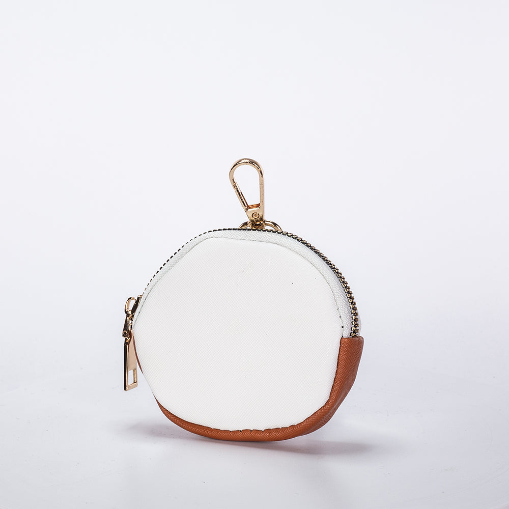 Colección Emporia de primavera 2025- " Luz de Luna moca", Set de 4 bolsos; blanco