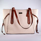 Colección Primavera 2026 de Emporia - "Toffee Lux", juego de 4 bolsos; piel sintética, marrón crema.