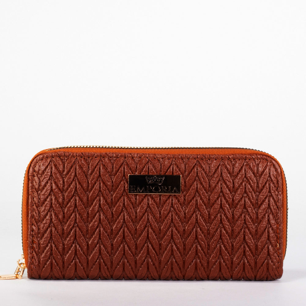 Colección Primavera 2026 de Emporia - "Choco Lux", juego de 6 bolsos; piel sintética, marrón. 2 