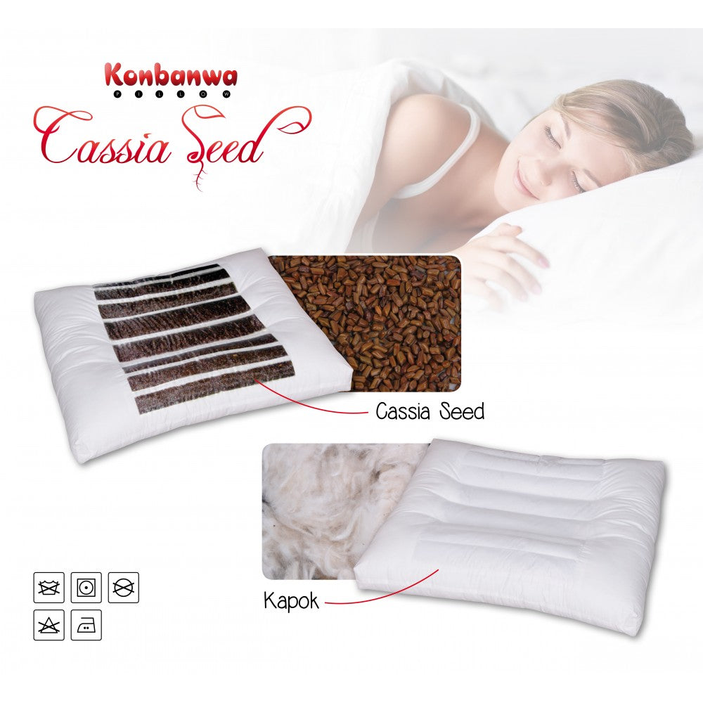 Almohada de semillas de Cassia Konbanwa 1 