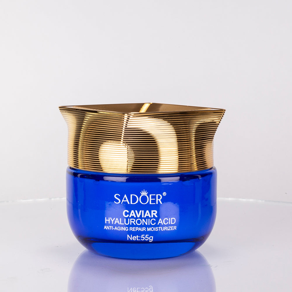 Crema facial antiedad y regeneradora SADOER con caviar y ácido hialurónico. 2 