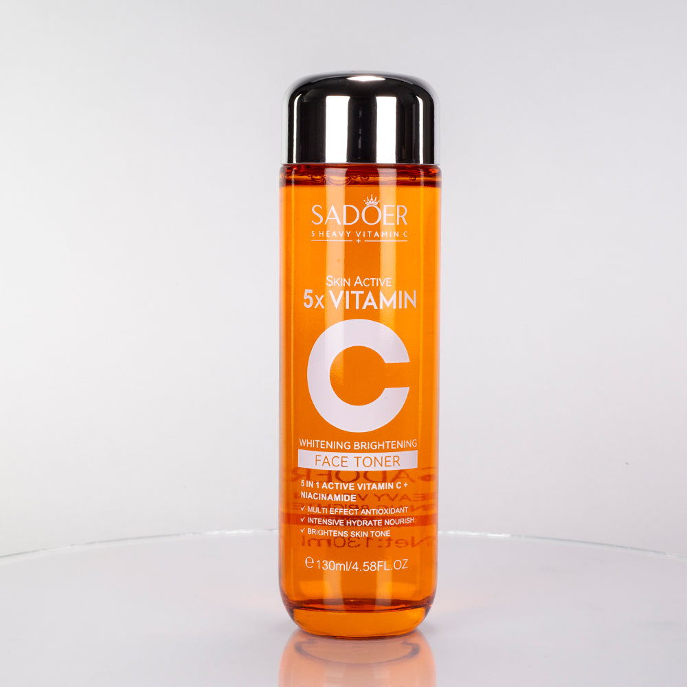 Set de regalo SADOER 5x Vitamina C para unificar el tono de la piel e hidratar el rostro – 6 piezas 8 