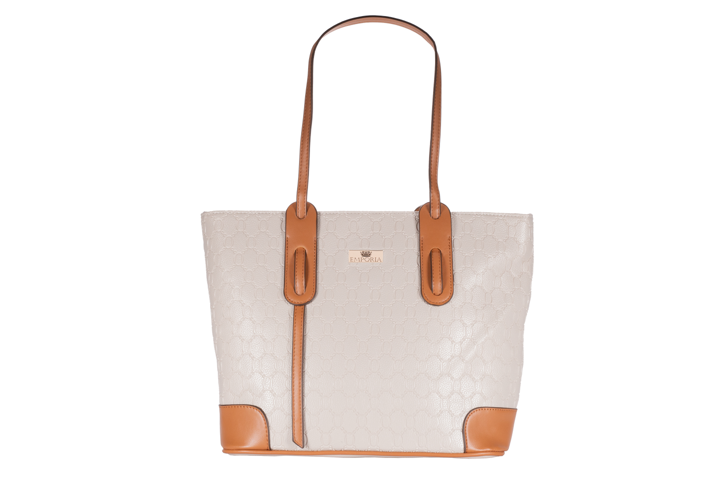 Emporia set de 4 bolsos, beige y marrón