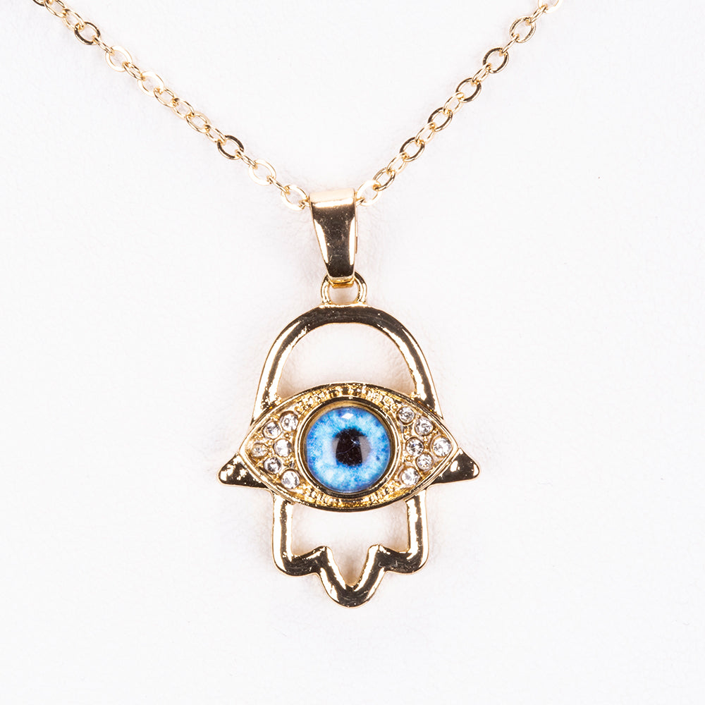 Collar de Aleación Bañado en Oro con Esmalte 1 