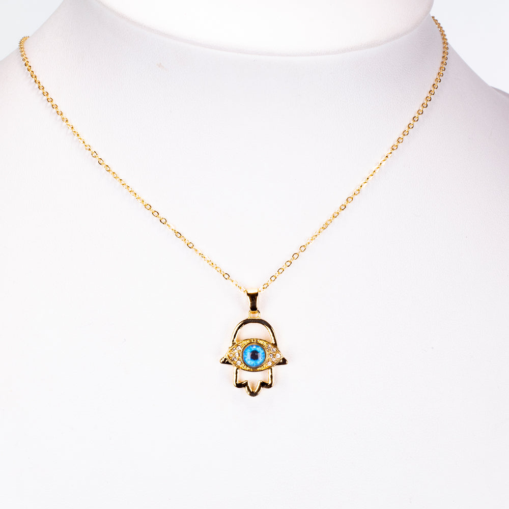 Collar de Aleación Bañado en Oro con Esmalte 2 