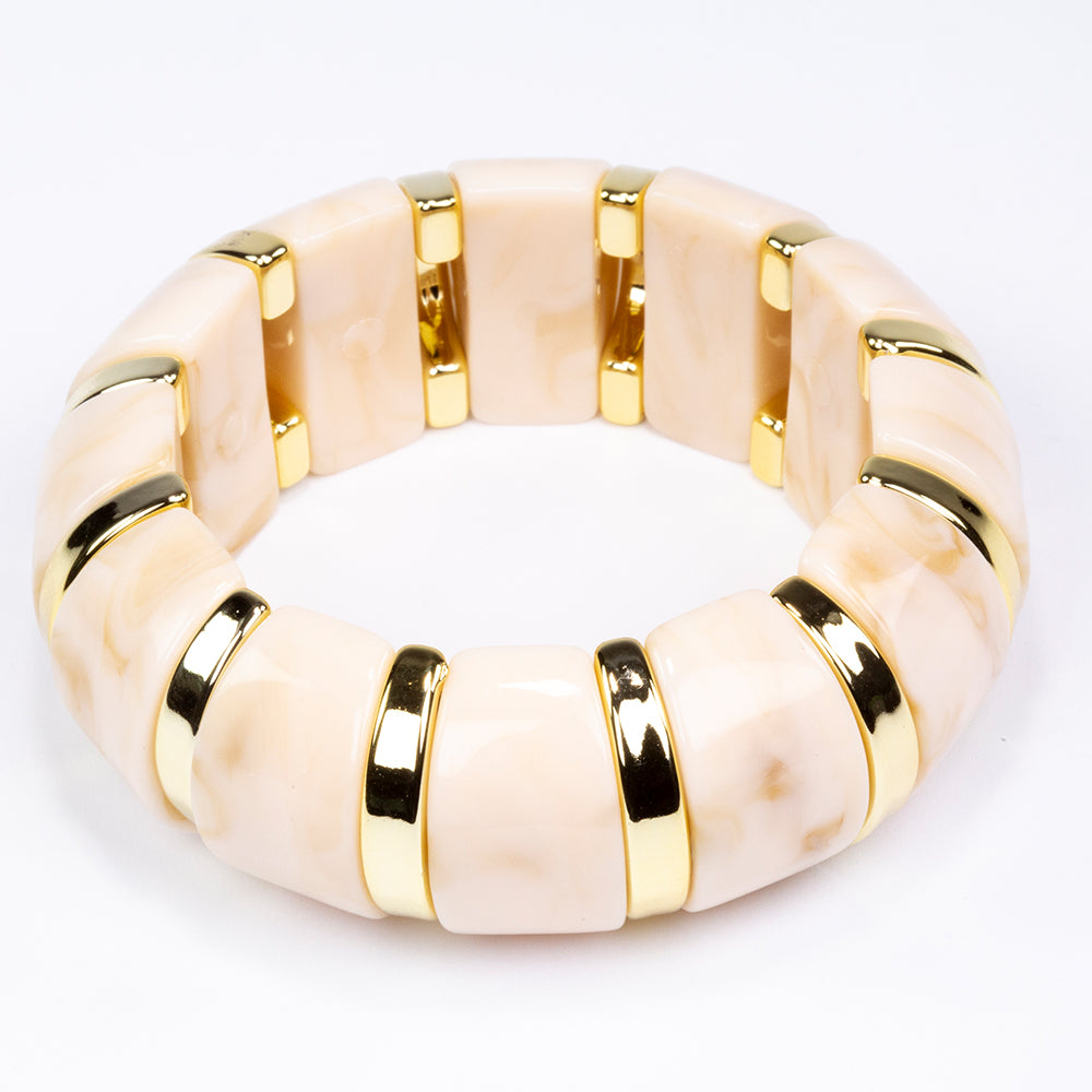 Pulsera Cuenta con Cristal Emporia® Rosa 2 