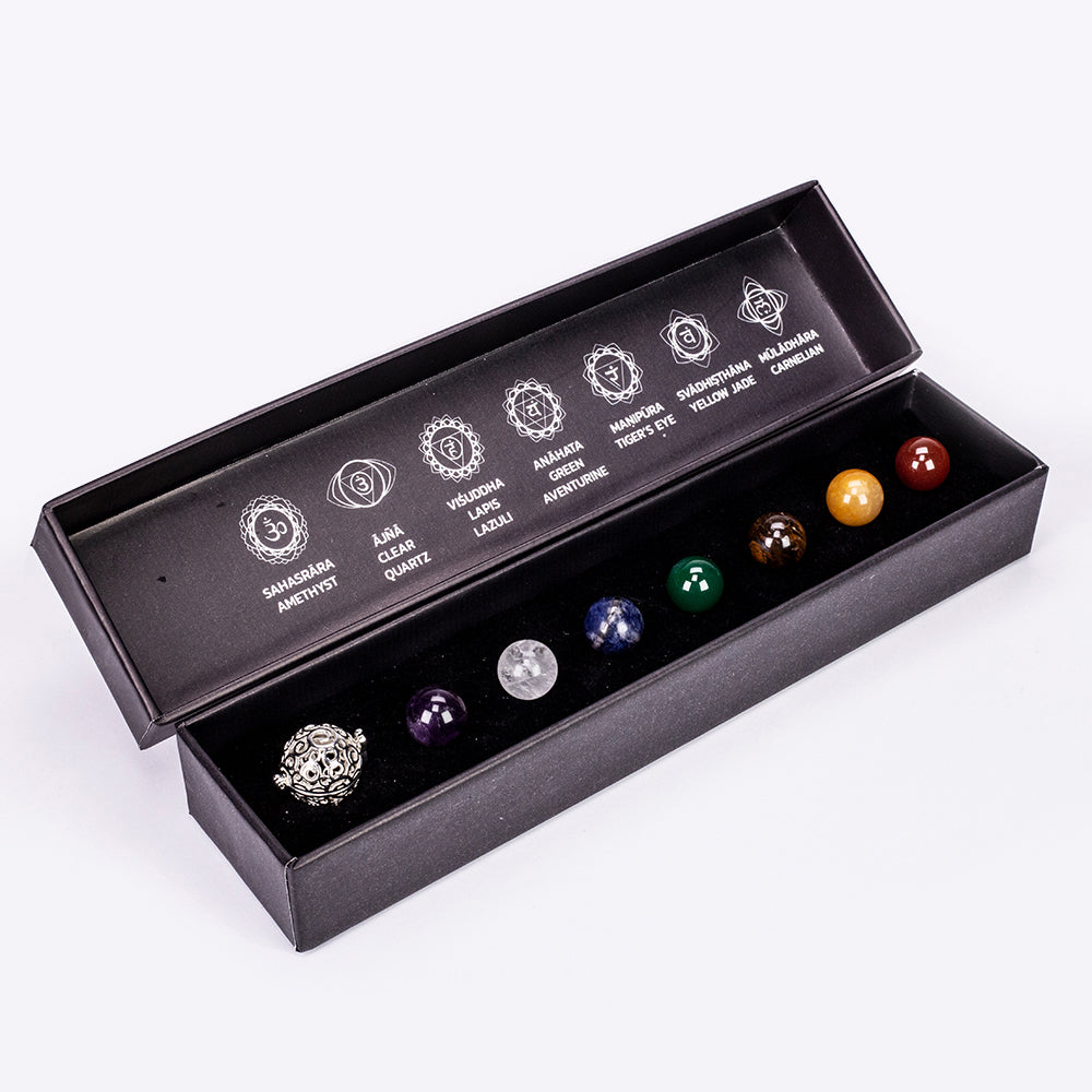 Collar de Aleación Bañado en Oro con Amatista y Cuarzo Claro 8 