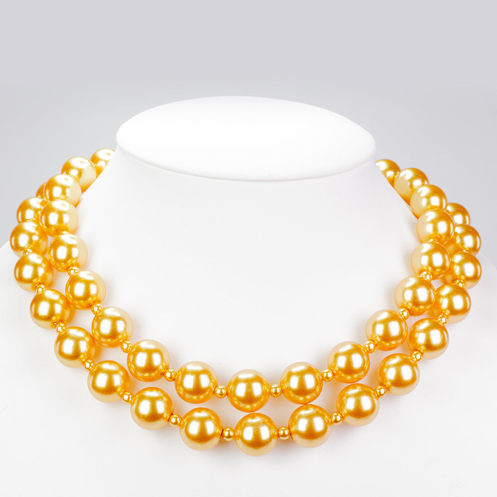 Conjunto Pepita con Perla de cristal ( Collar )