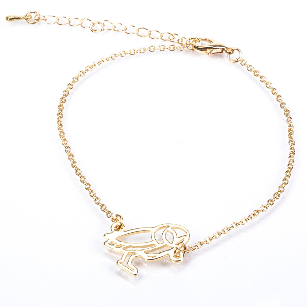 Conjunto de Aleación Bañado en Oro ( Collar +Pulsera ) 6 