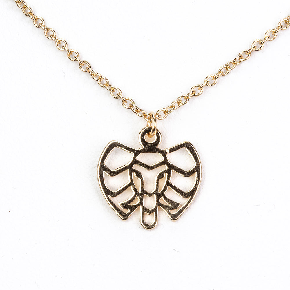 Conjunto de Aleación Bañado en Oro ( Collar +Pulsera )