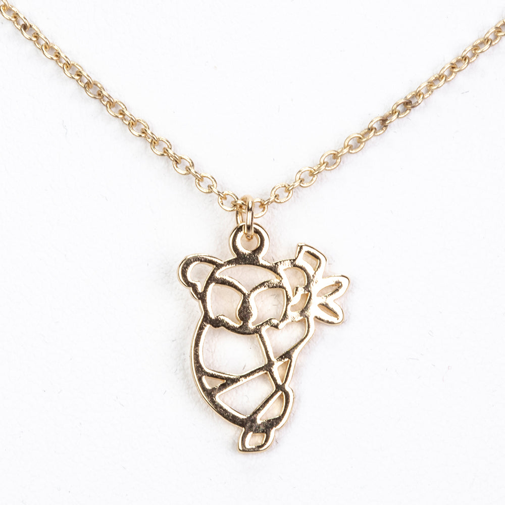 Conjunto de Aleación Bañado en Oro ( Collar +Pulsera )