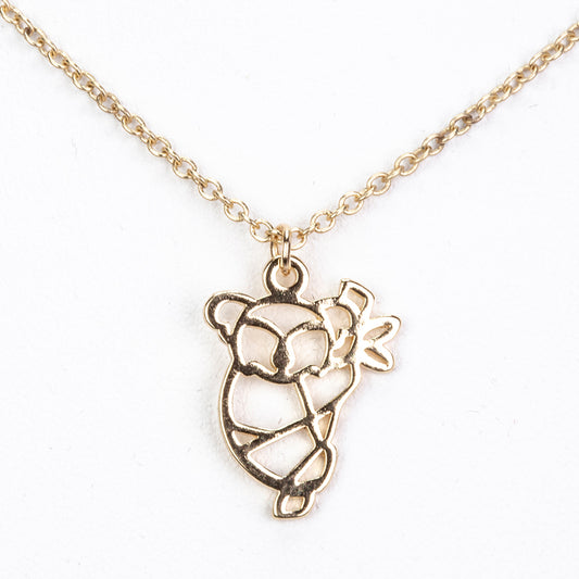 Conjunto de Aleación Bañado en Oro ( Collar +Pulsera )