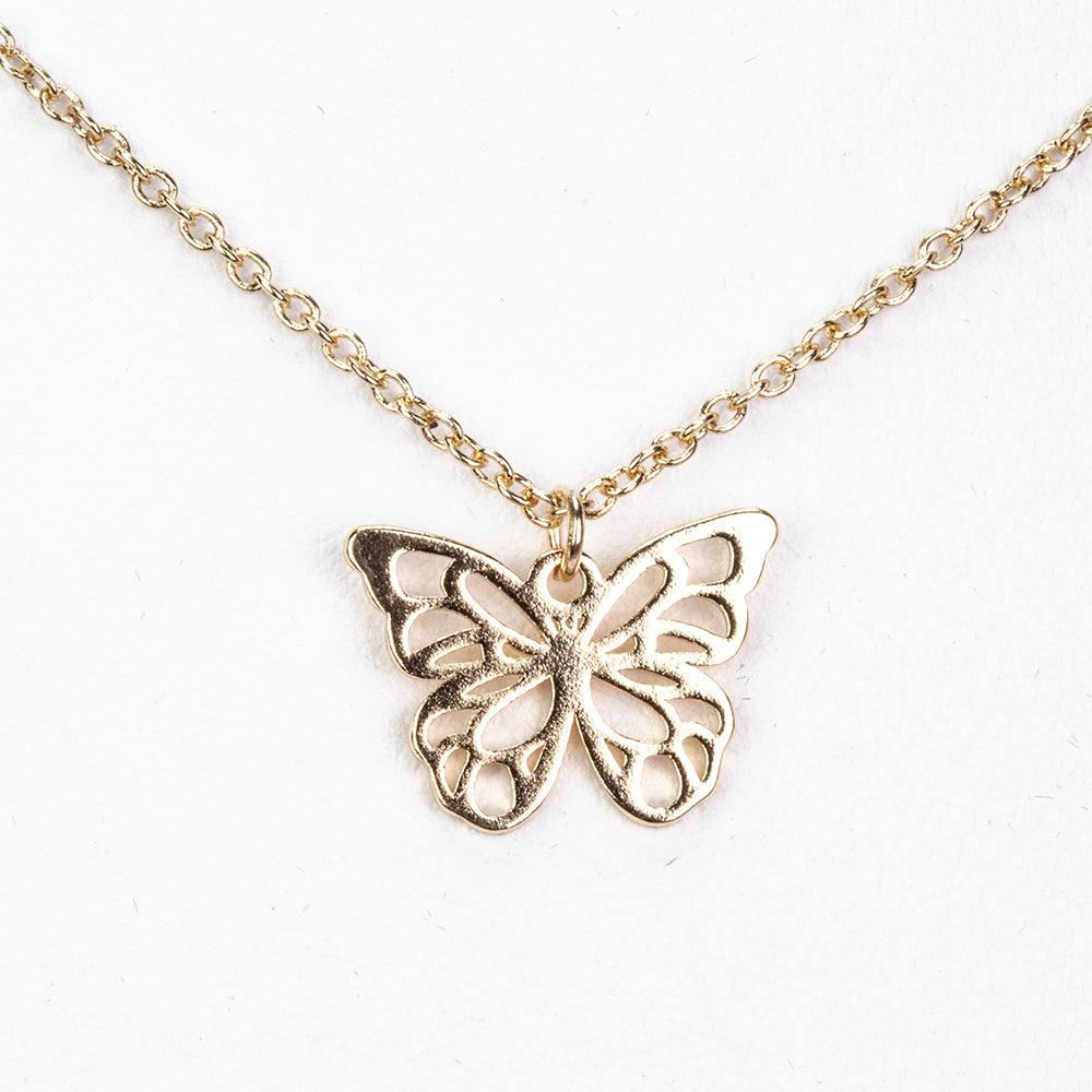 Conjunto de Aleación Bañado en Oro ( Collar +Pulsera )