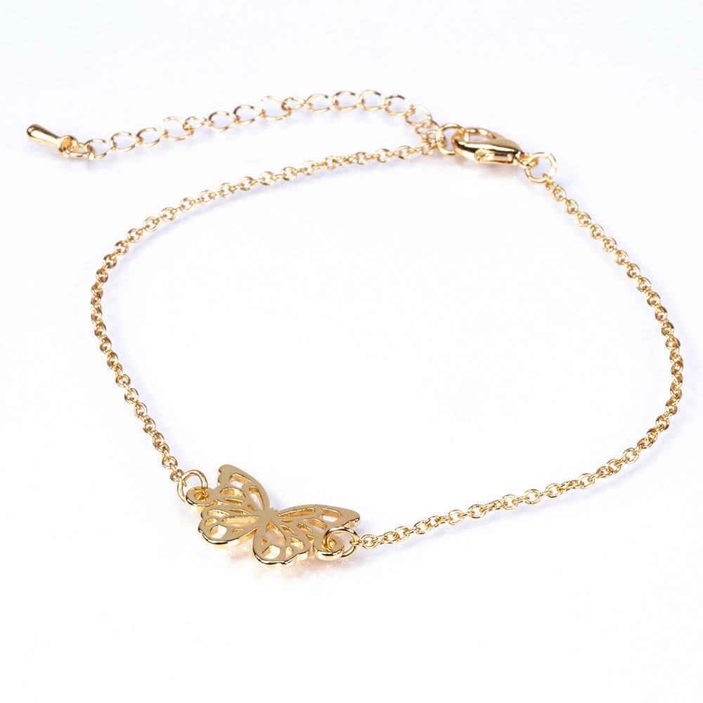 Conjunto de Aleación Bañado en Oro ( Collar +Pulsera ) 6 