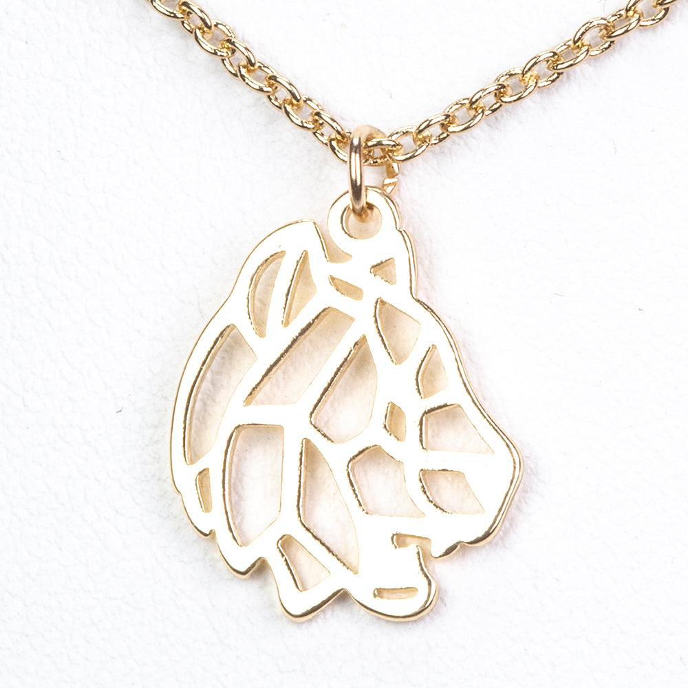 Conjunto de Aleación Bañado en Oro ( Collar +Pulsera )