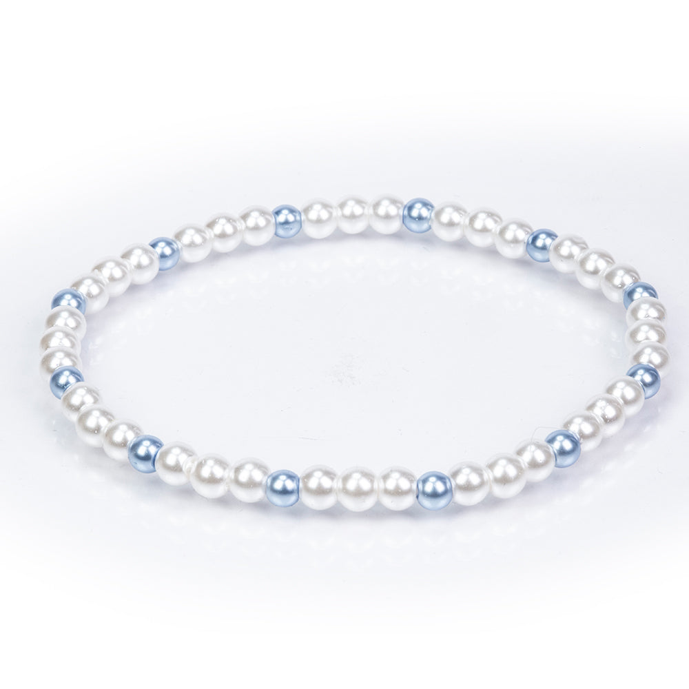 Conjunto Cuenta con Perla de cristal ( Pulsera ) 3 