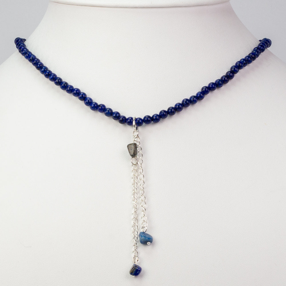 Collar de Plata con Lapislázuli