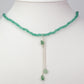 Collar de Plata con Anenturina Verde