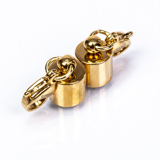 Cerradura magnética de plata chapada en oro amarillo