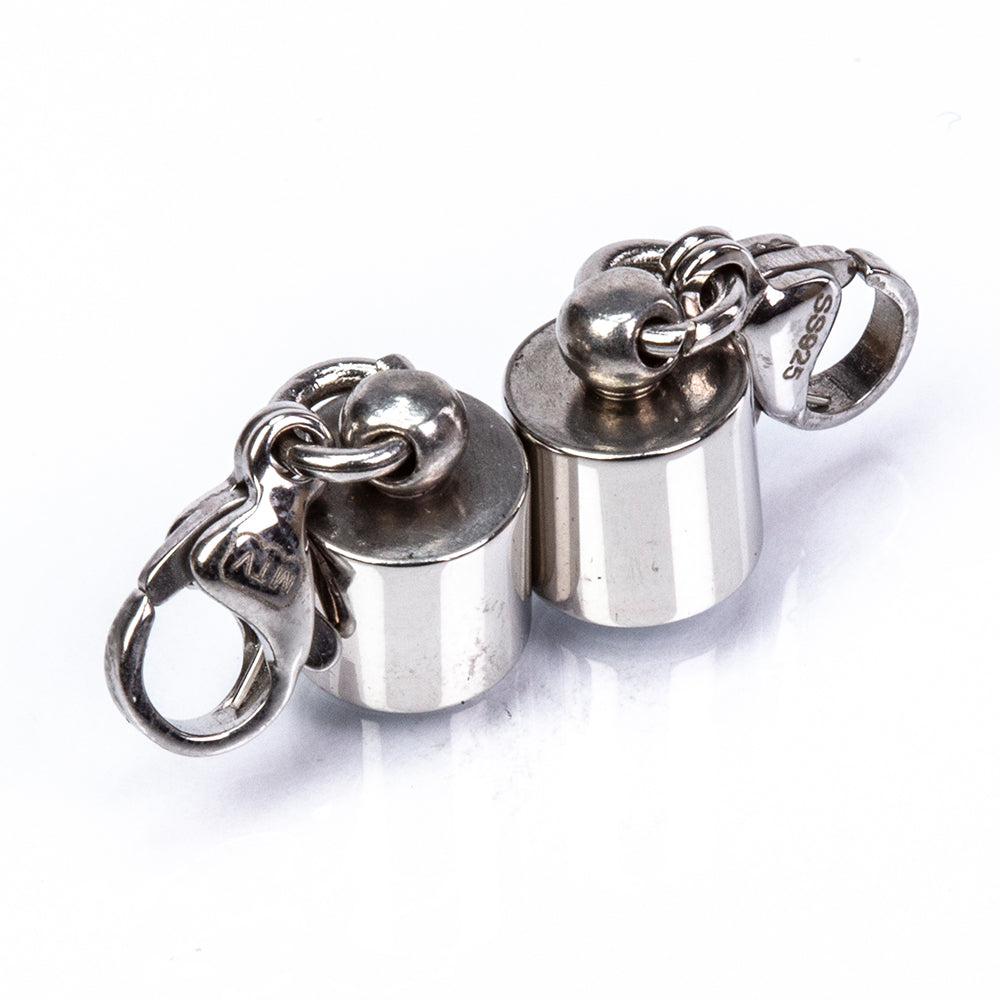 Cerradura magnética de plata esterlina