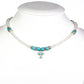 Cruz Collar Cuenta con Turquesa ( Collar +Colgante )