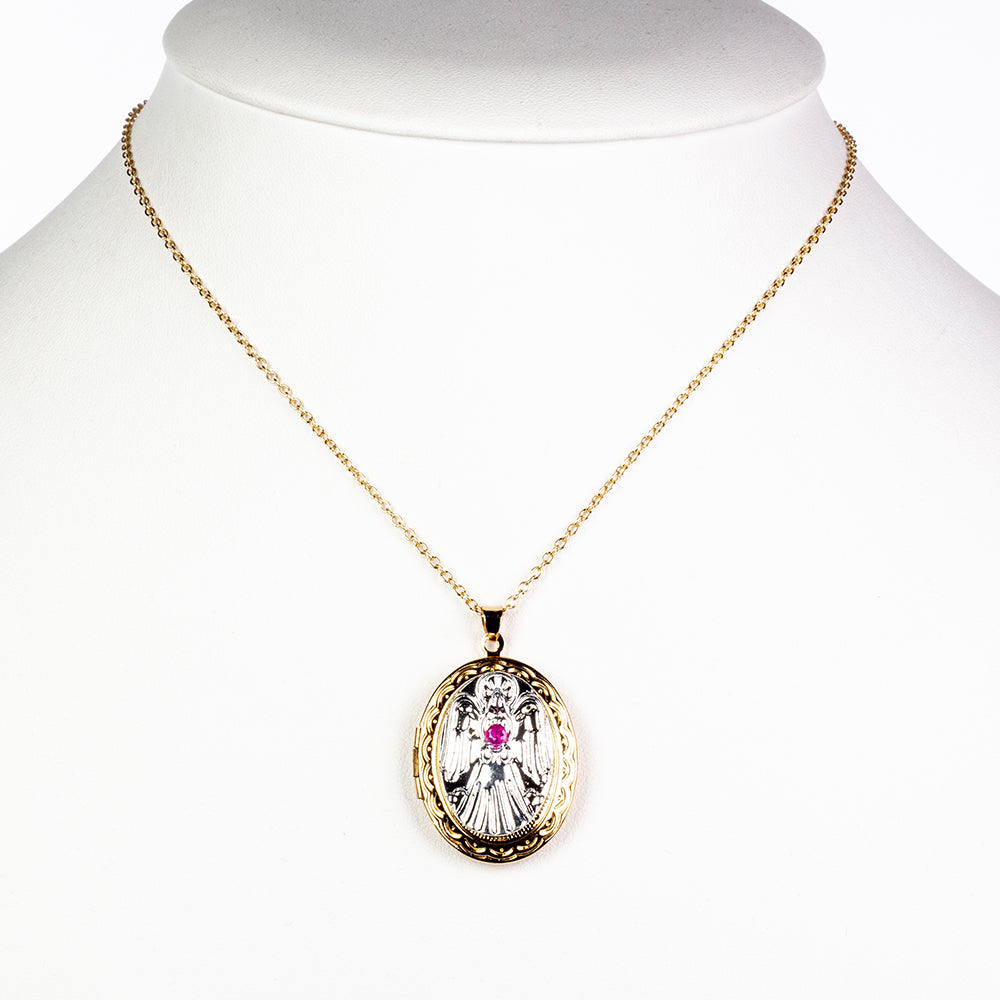 Collar con amuleto angelical protector – medalla abrible 1 