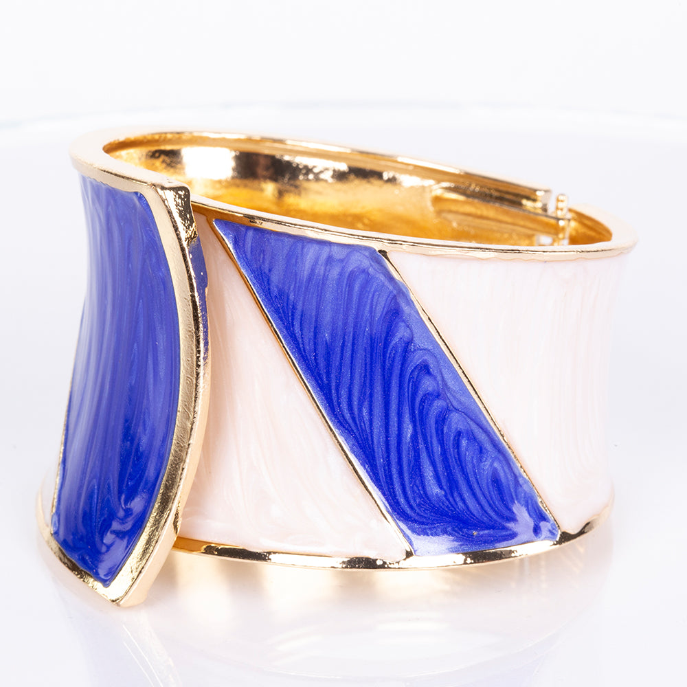 Pulsera de Aleación Bañado en Oro con Esmalte 5 