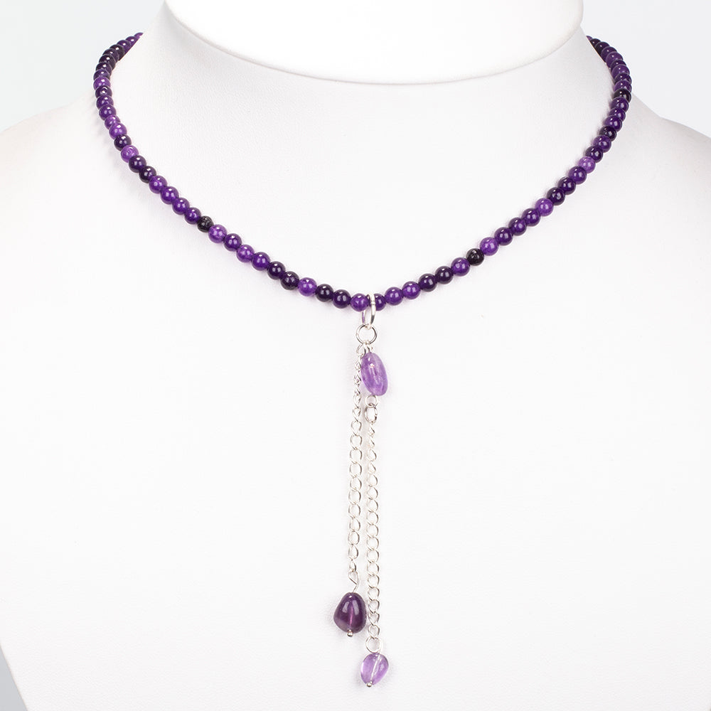 Collar de Plata con Amatista 1 