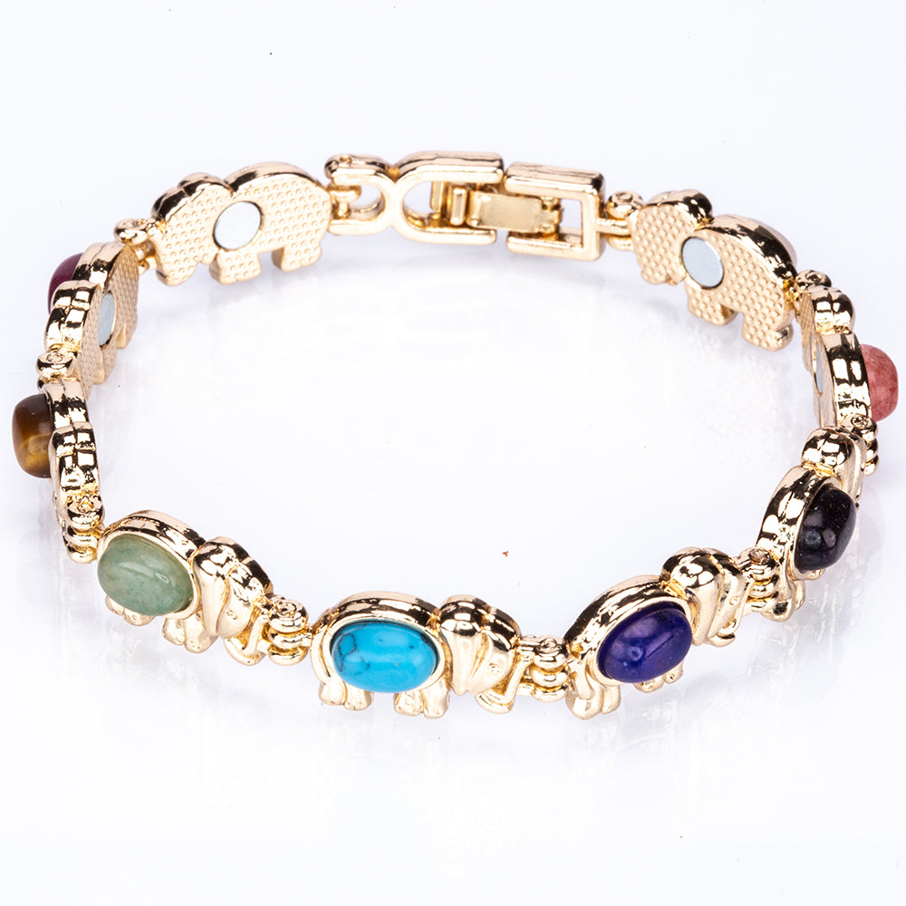 Pulsera Aleación con Lapislázuli y Turquesa 1 