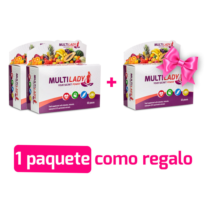 MultiLady - Impulsor de la inmunidad premium con multivitaminas 1 