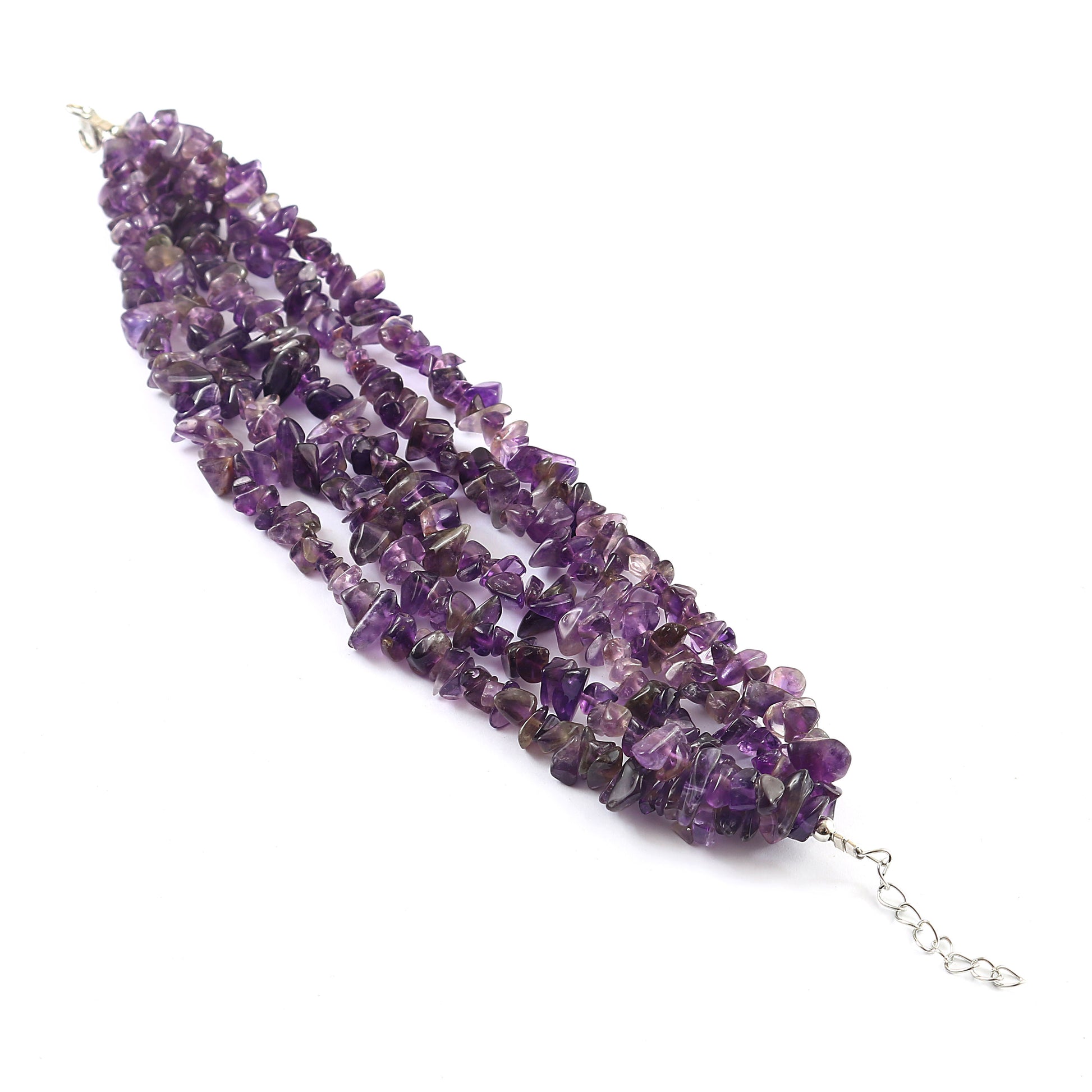 Pulsera de Plata con Amatista 3 