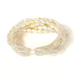 Pulsera Pepita con Perla de concha y Cristal Emporia® Blanco